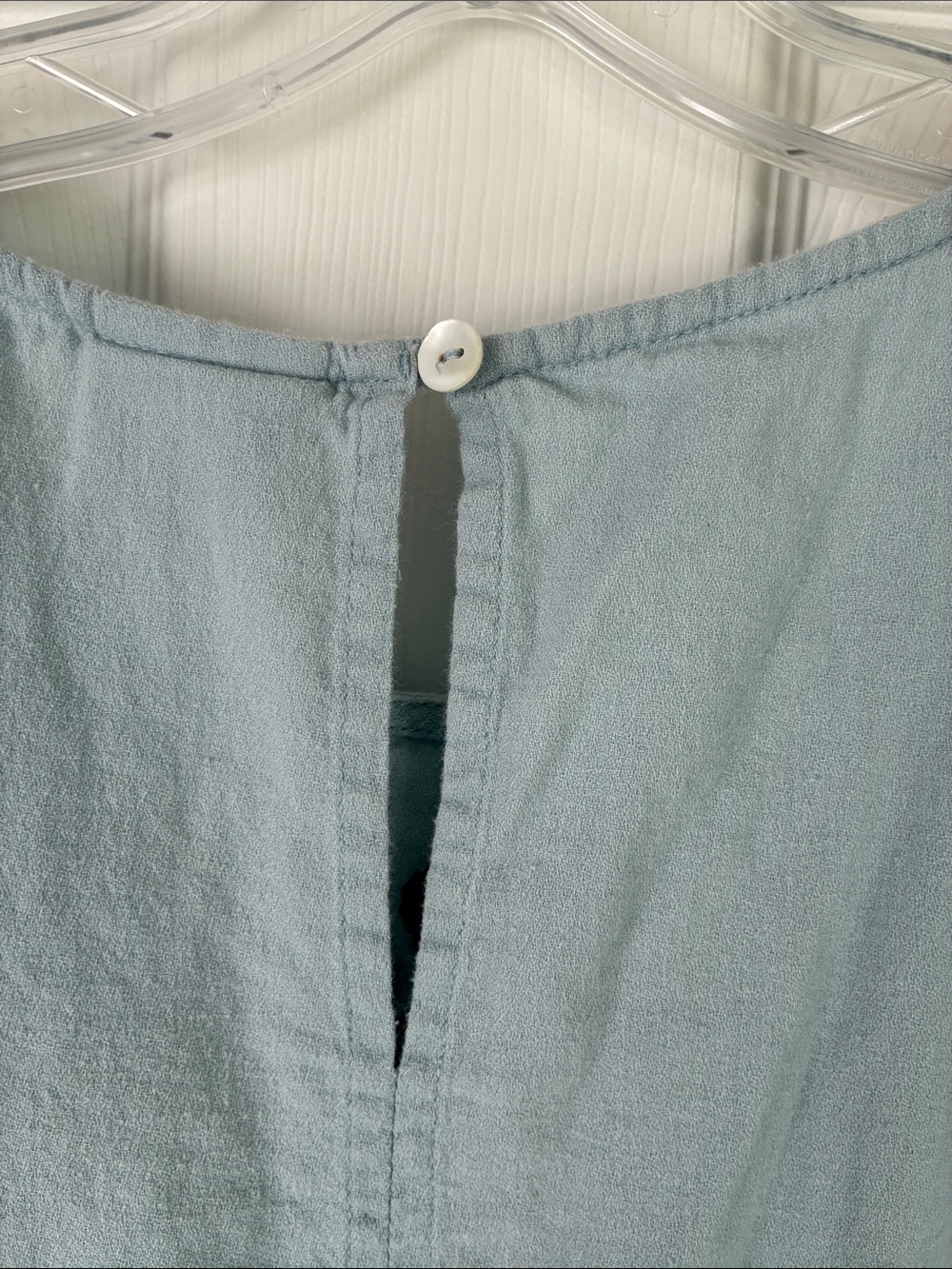 Ivy Jane Light Blue Embroidered Tiered Peasant Top - Picture 7 of 9
